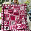 ncaa wisconsin badgers quilt fleece blanket v5 wfqf700 9vouy