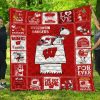 ncaa wisconsin badgers snoopy quilt fleece blanket wfqf705 mmpex