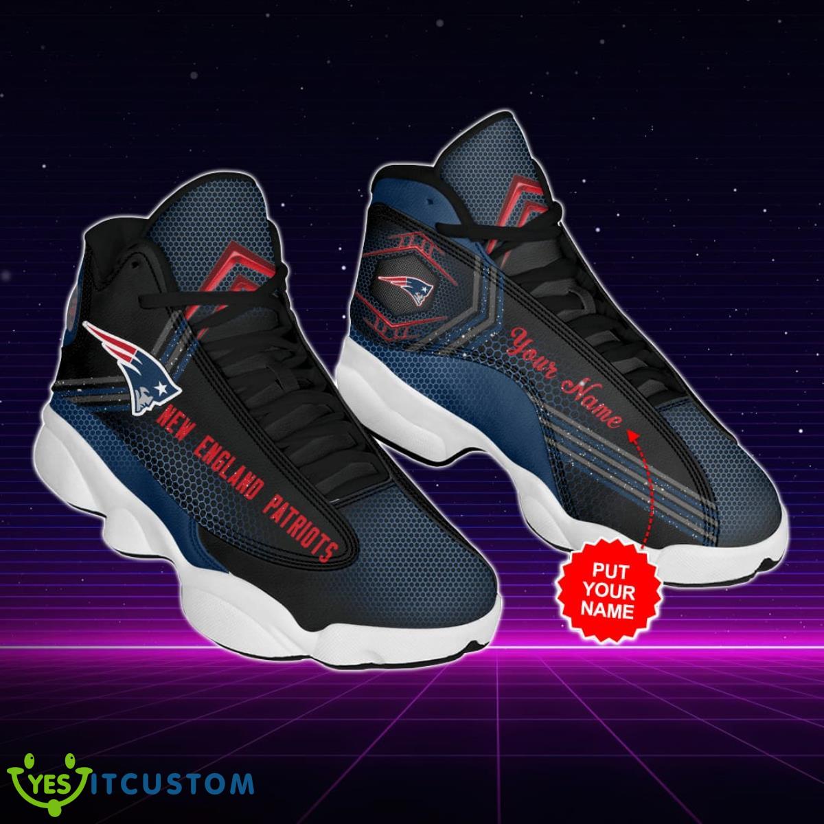 new england patriots jordan 13 sneakers custom name best gift for everyone