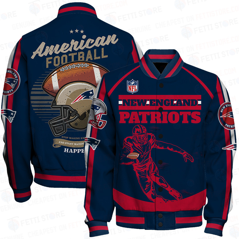 new england patriots nfl baseball varsity jacket baseball jacket all over print stm v3 5jo6l