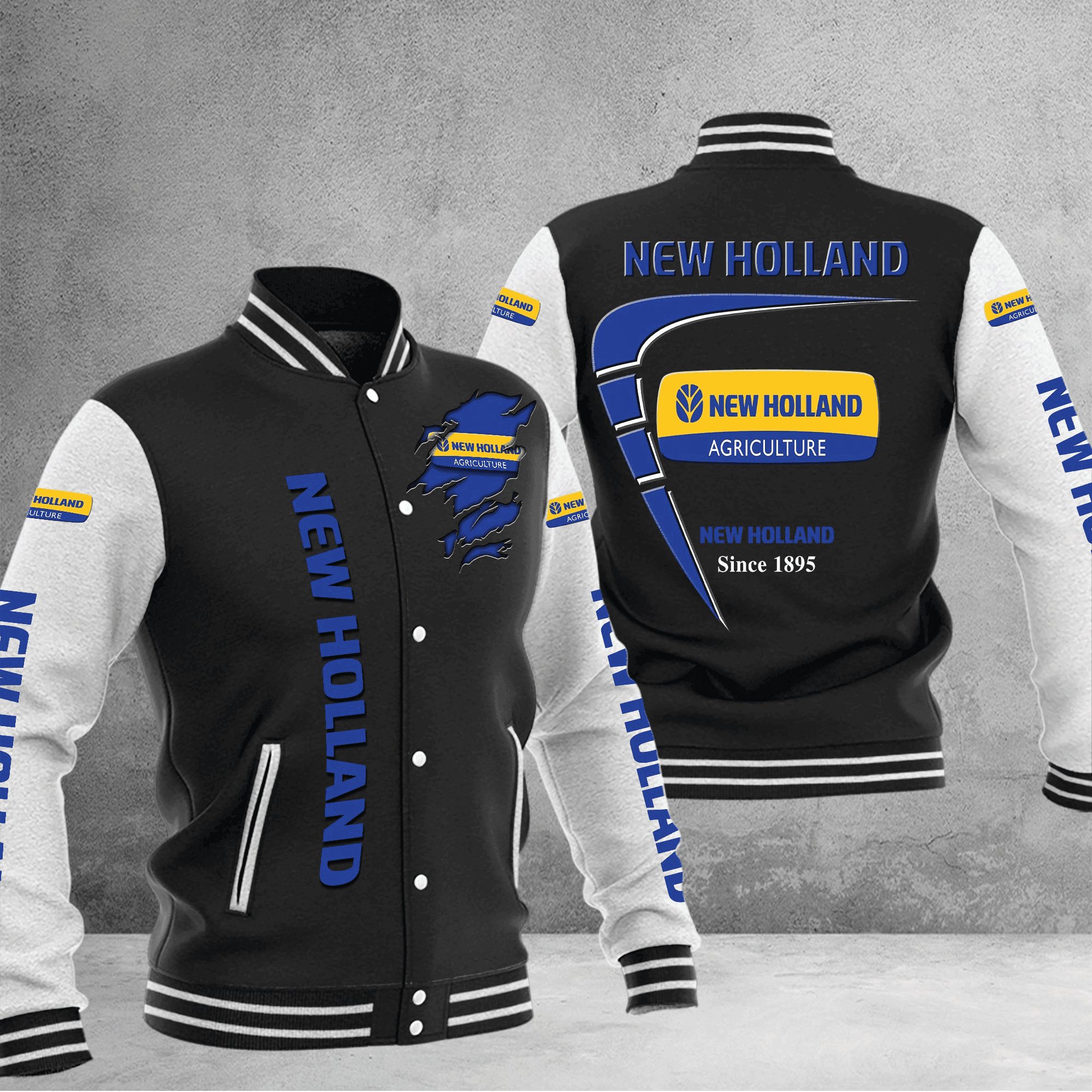 new holland baseball varsity jacket baseball jacket all over print plppj