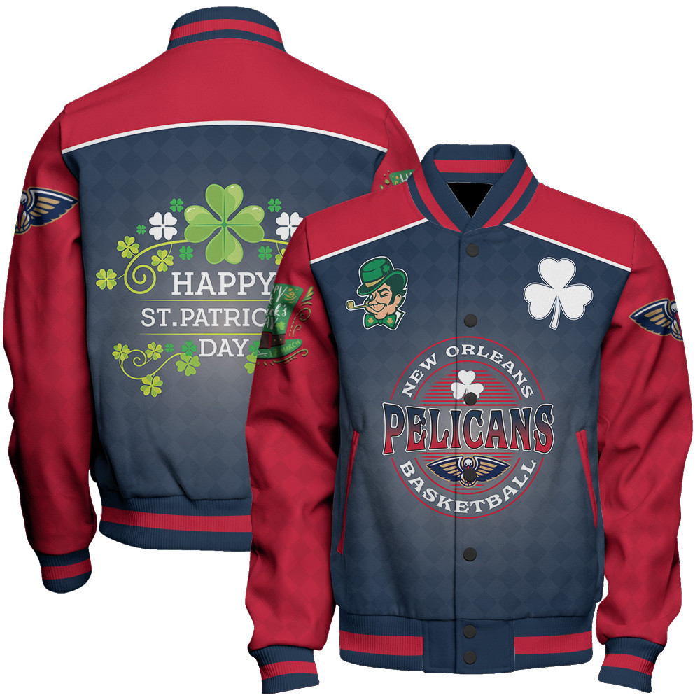 new orleans pelicans nba baseball varsity jacket baseball jacket all over print stm v21 r2ijr