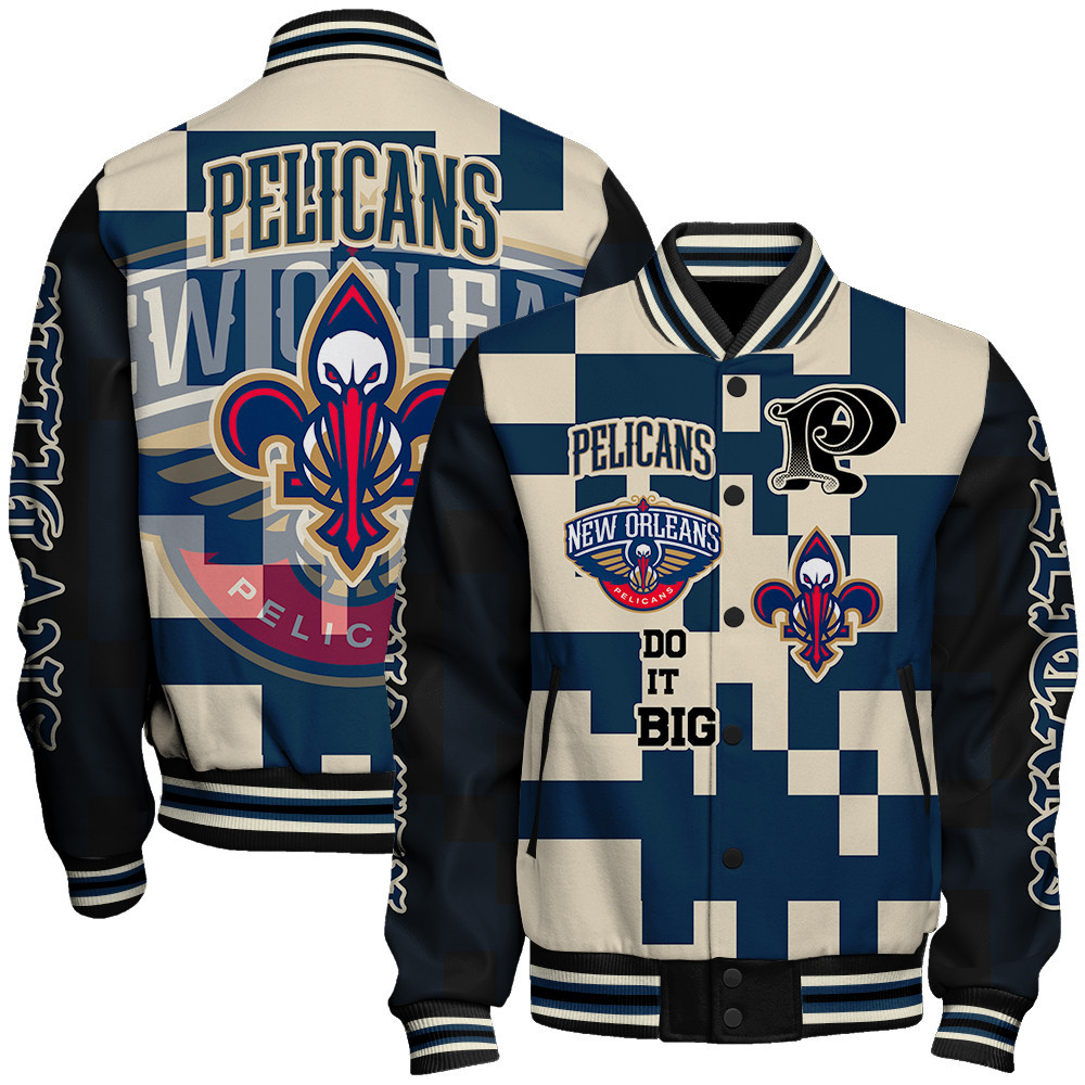 new orleans pelicans nba baseball varsity jacket baseball jacket all over print stm v22 uez63