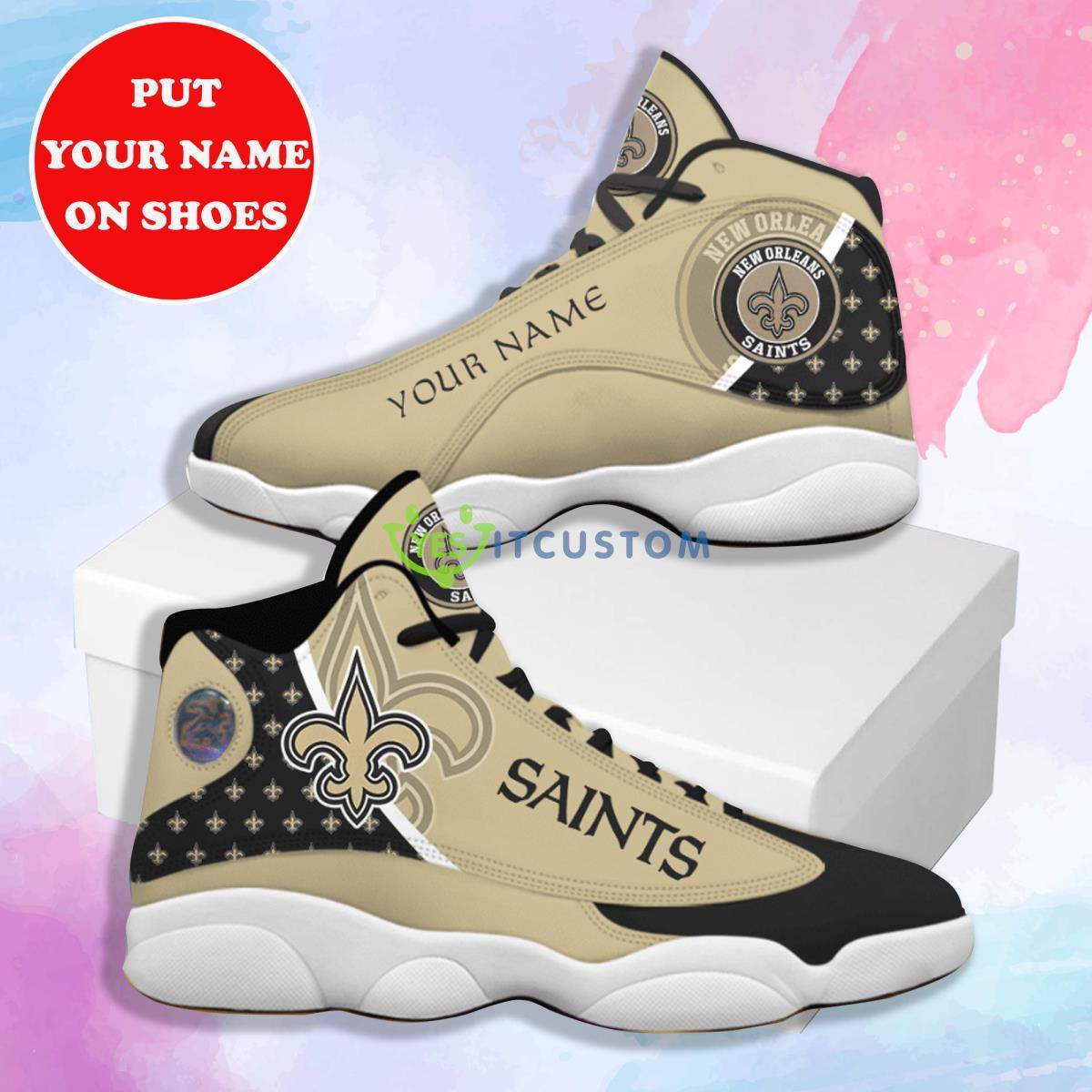 new orleans saints football team best air jordan 13 custom name shoes