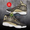 new orleans saints football team best custom name air jordan 13 shoes for fans