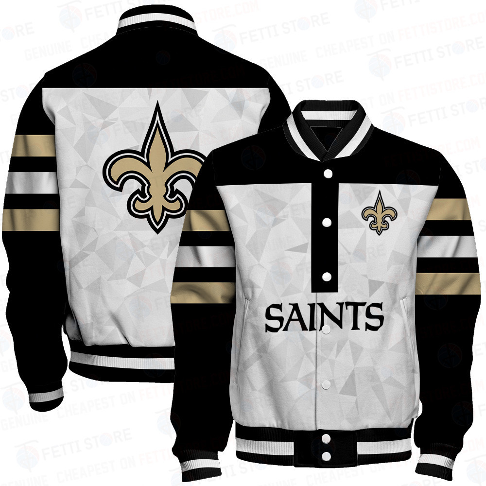 new orleans saints nfl 2023 starter thursday night gridiron raglan unisex baseball varsity jacket baseball jacket all over print v6 wx1f9