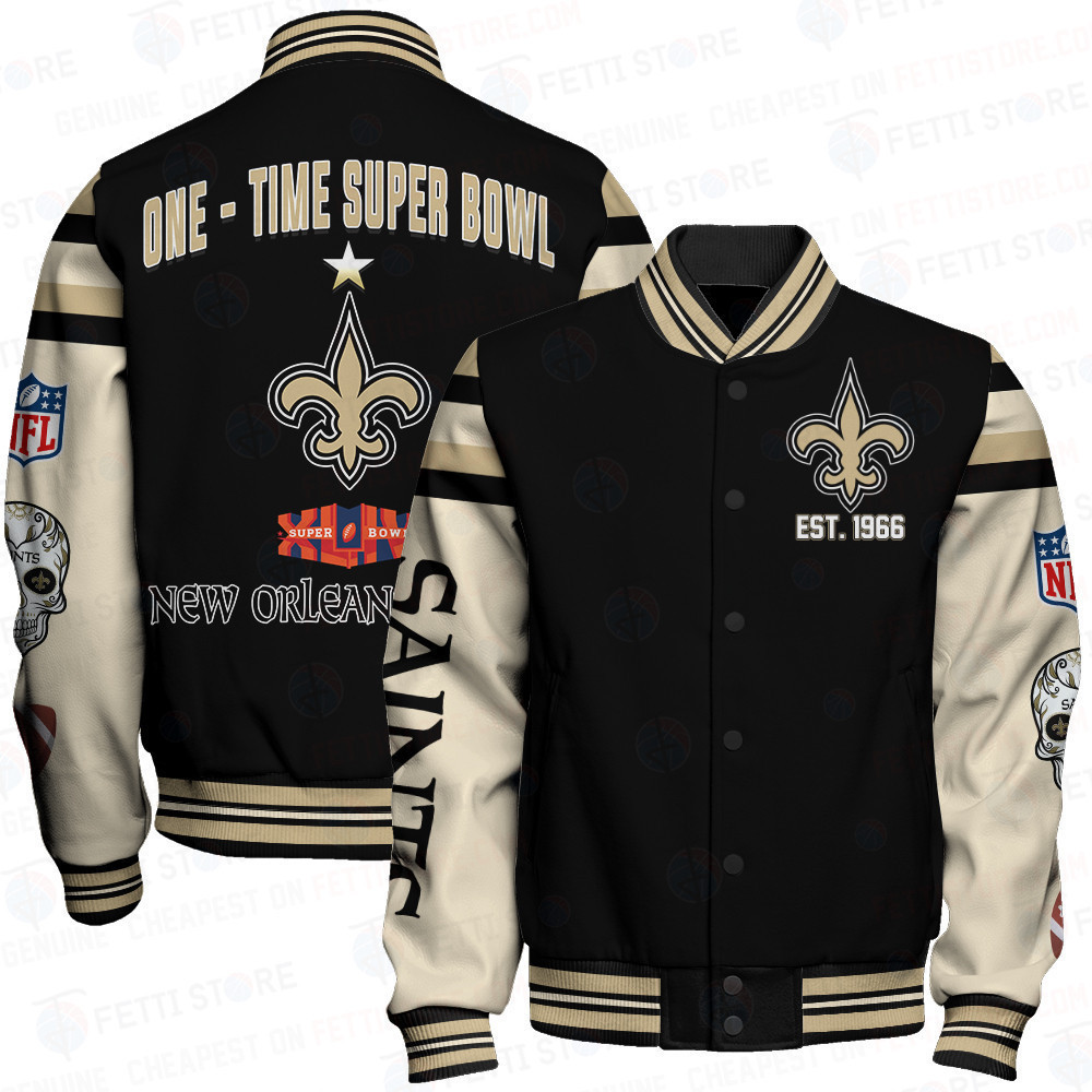 new orleans saints nfl baseball varsity jacket baseball jacket all over print sfat v2 jc6jf