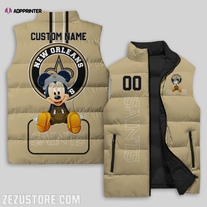 new orleans saints nfl sleeveless puffer jacket custom for fans gifts 7