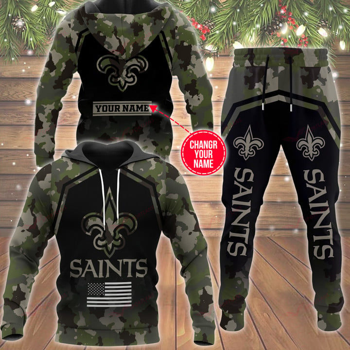 new orleans saints personalized hoodie and joggers bb556 mxbmf