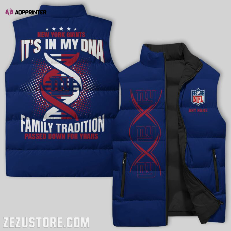 new york giants nfl sleeveless puffer jacket custom for fans gifts 21