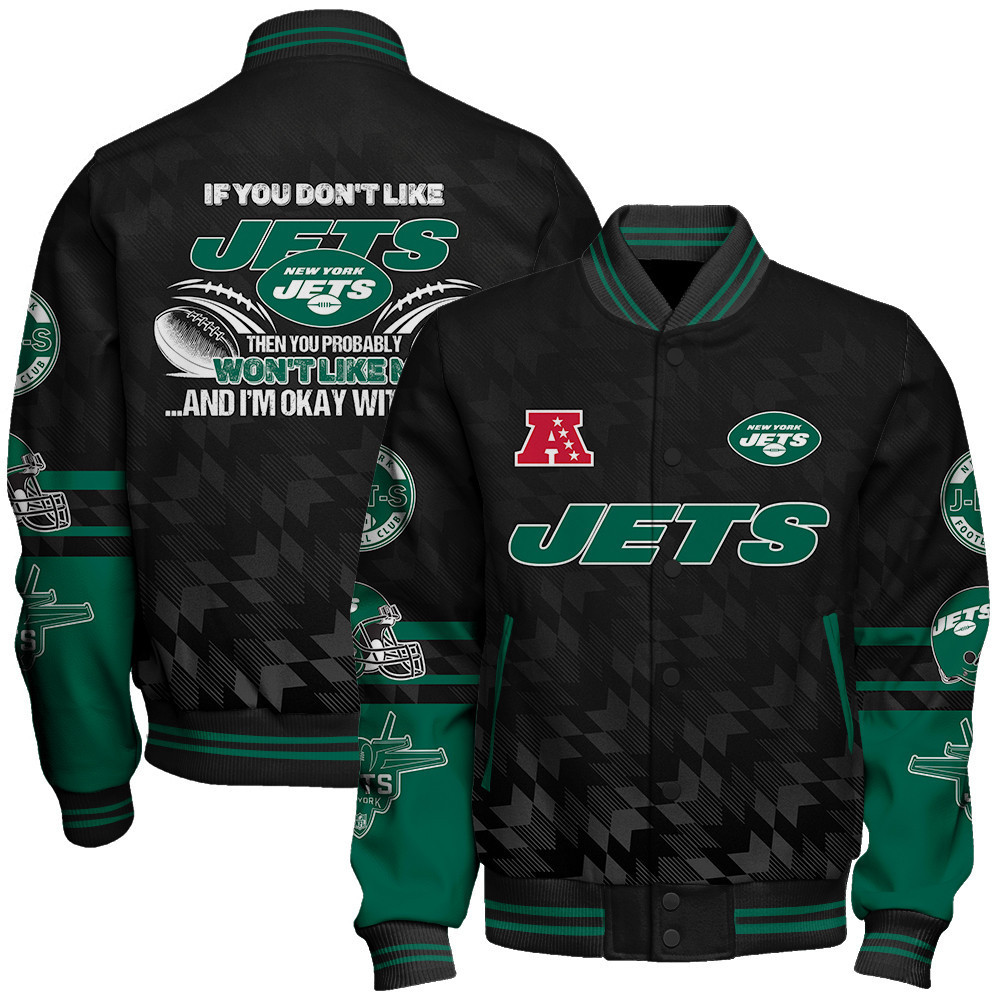 new york jets nfl 2024 american football conference unisex baseball varsity jacket baseball jacket all over print v12 w1xjc