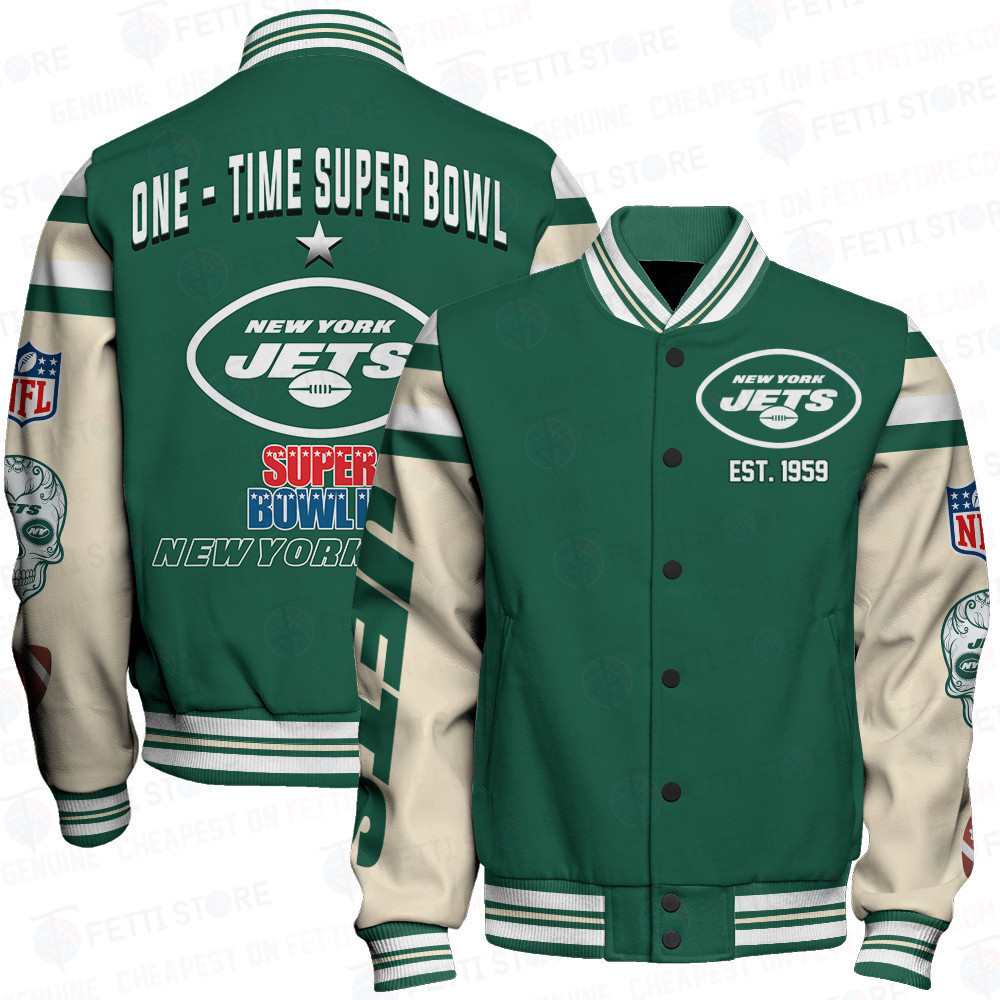 new york jets nfl baseball varsity jacket baseball jacket all over print sfat v2 xrht0