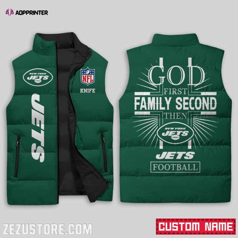 new york jets nfl sleeveless puffer jacket custom for fans gifts 6