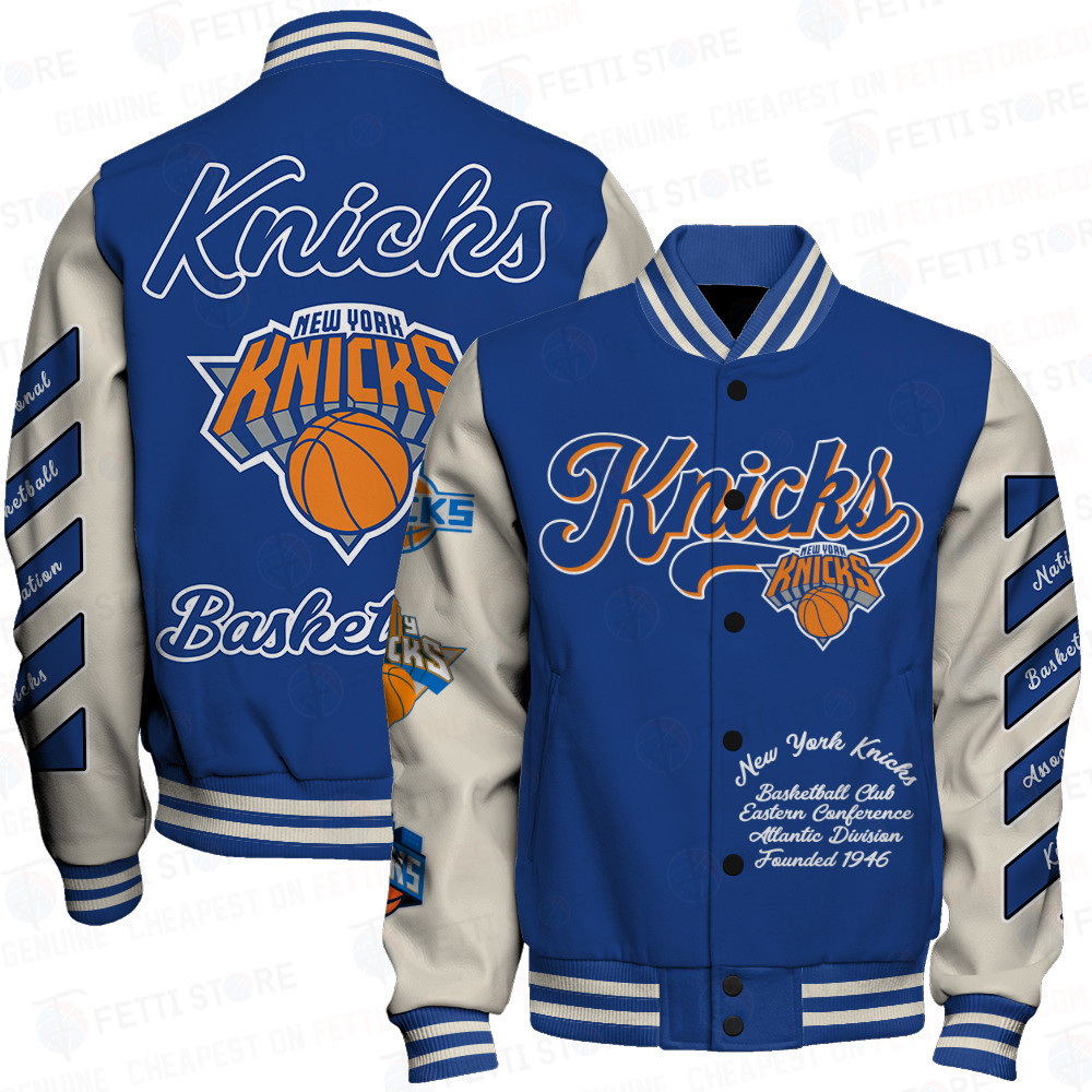 new york knicks nba baseball varsity jacket baseball jacket all over print sfat v14 lrujz