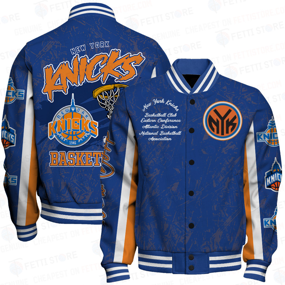 new york knicks nba baseball varsity jacket baseball jacket all over print sfat v18 i884m