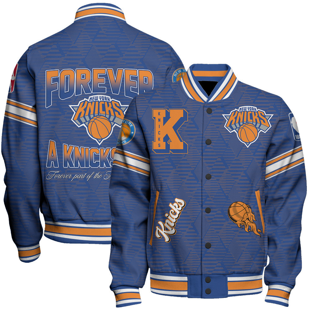 new york knicks nba baseball varsity jacket baseball jacket all over print sfat v19 yajri