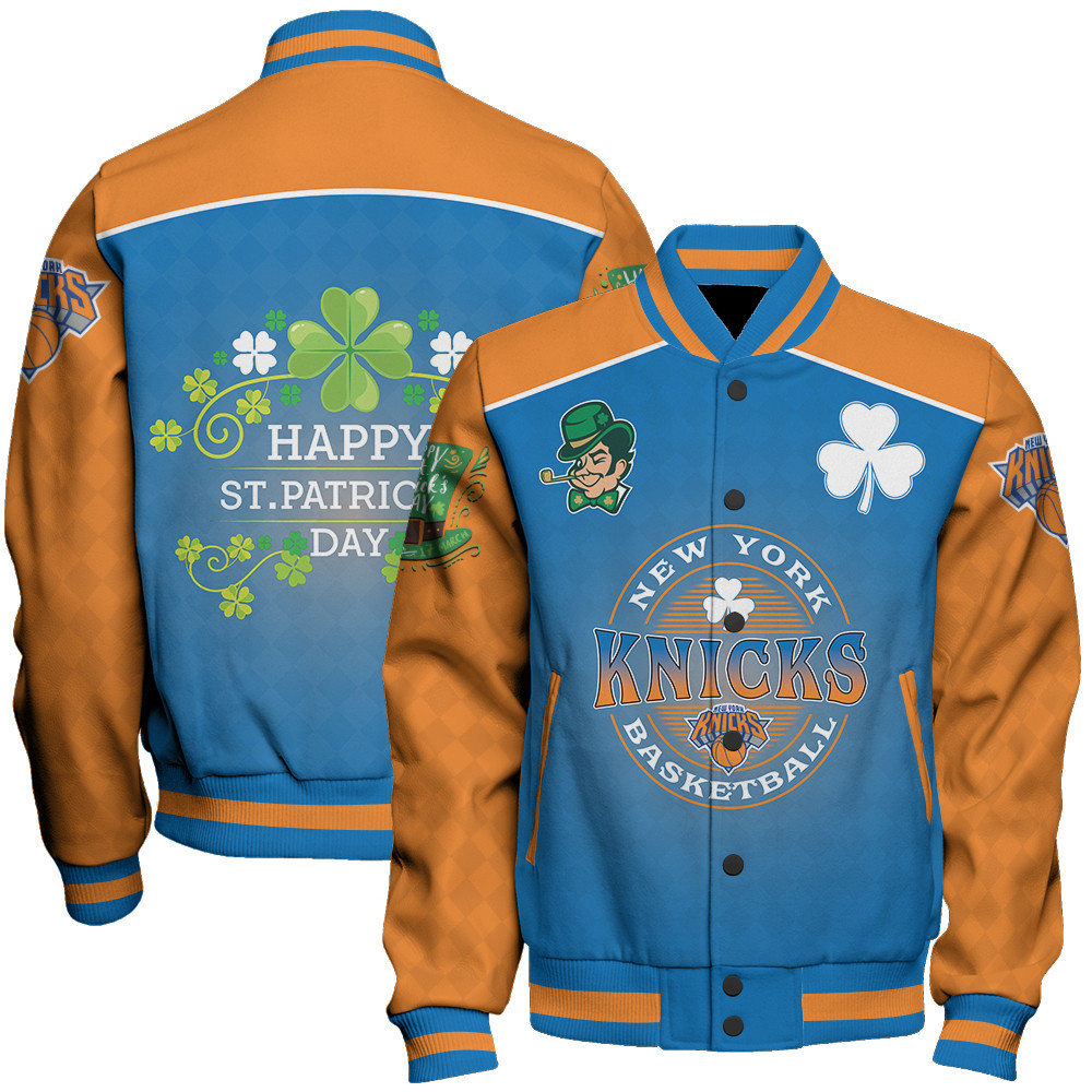 new york knicks nba baseball varsity jacket baseball jacket all over print stm v21 o1kth