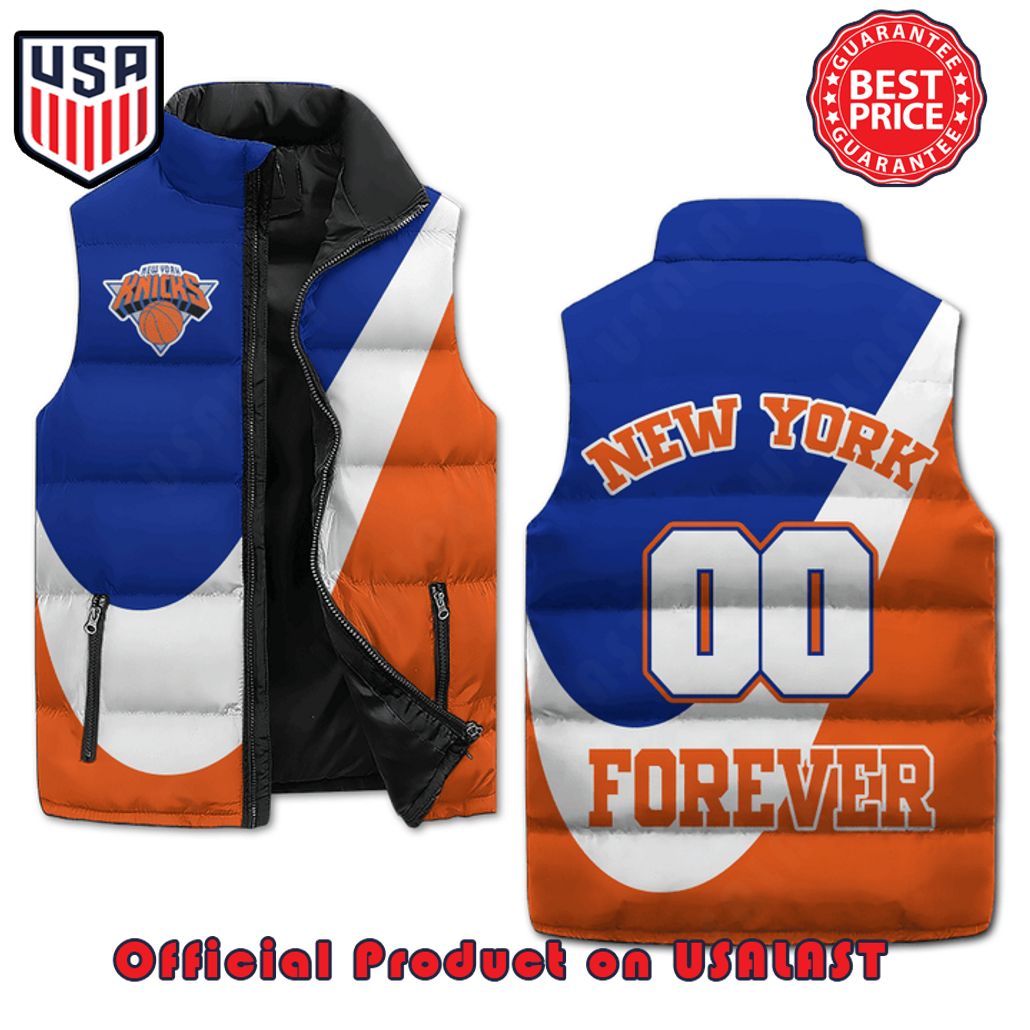 new york knicks new york forever puffer sleeveless jacket 1 eISDA