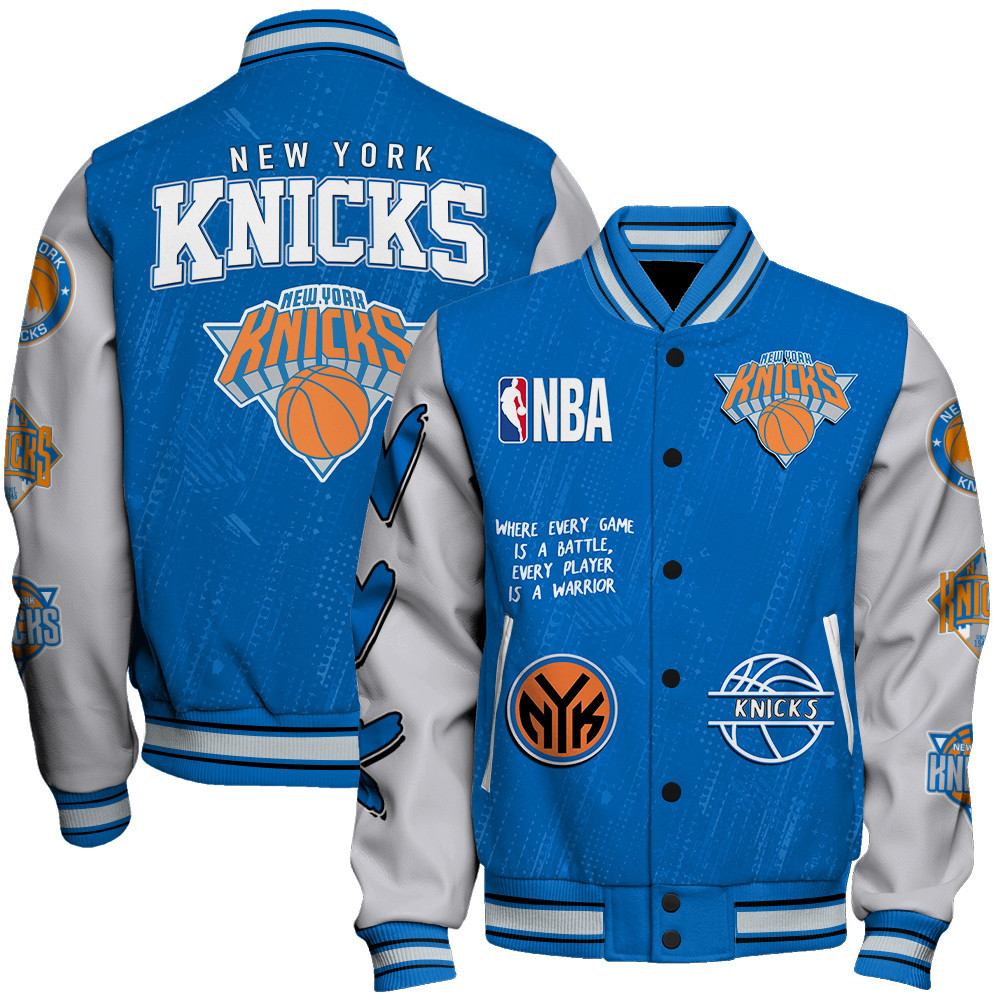 new york knicks team logo nba 2024 baseball varsity jacket baseball jacket all over print sfat v13 uxcdc