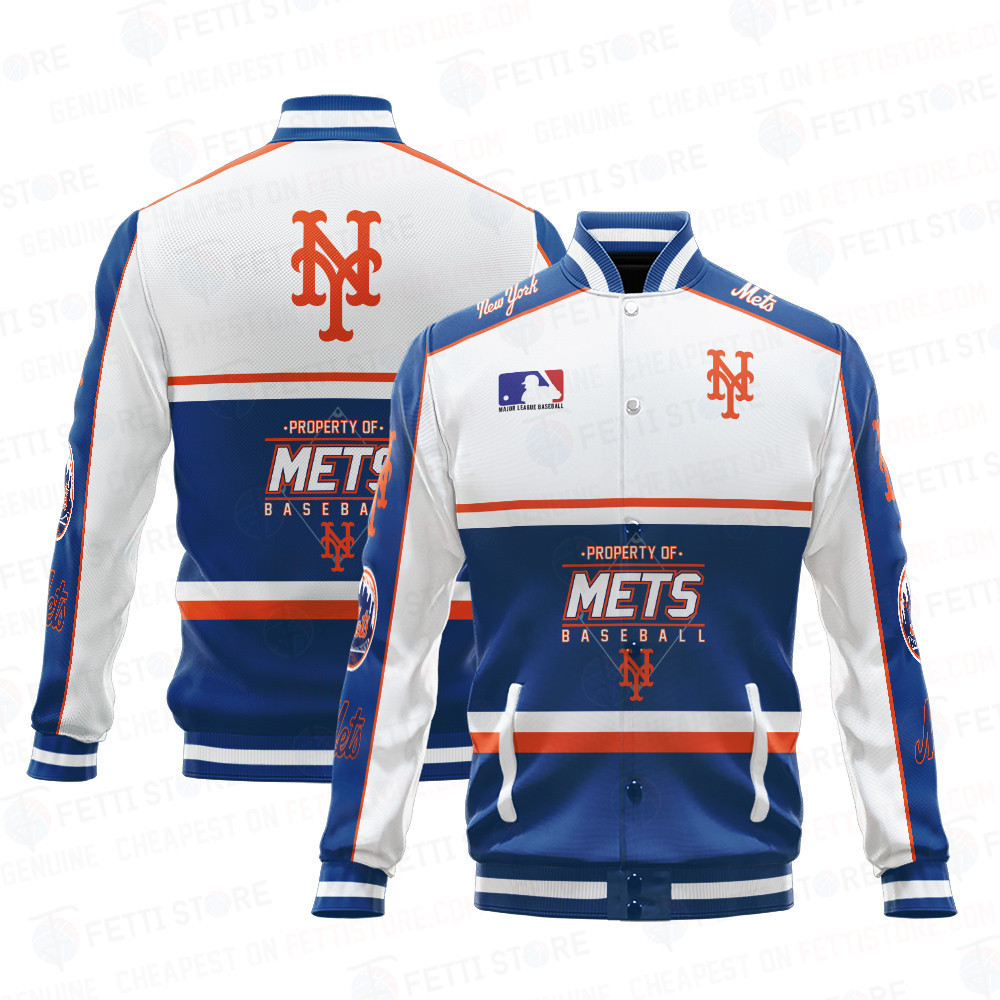 new york mets baseball white and dark blue pattern baseball varsity jacket baseball jacket all over print 0hnij