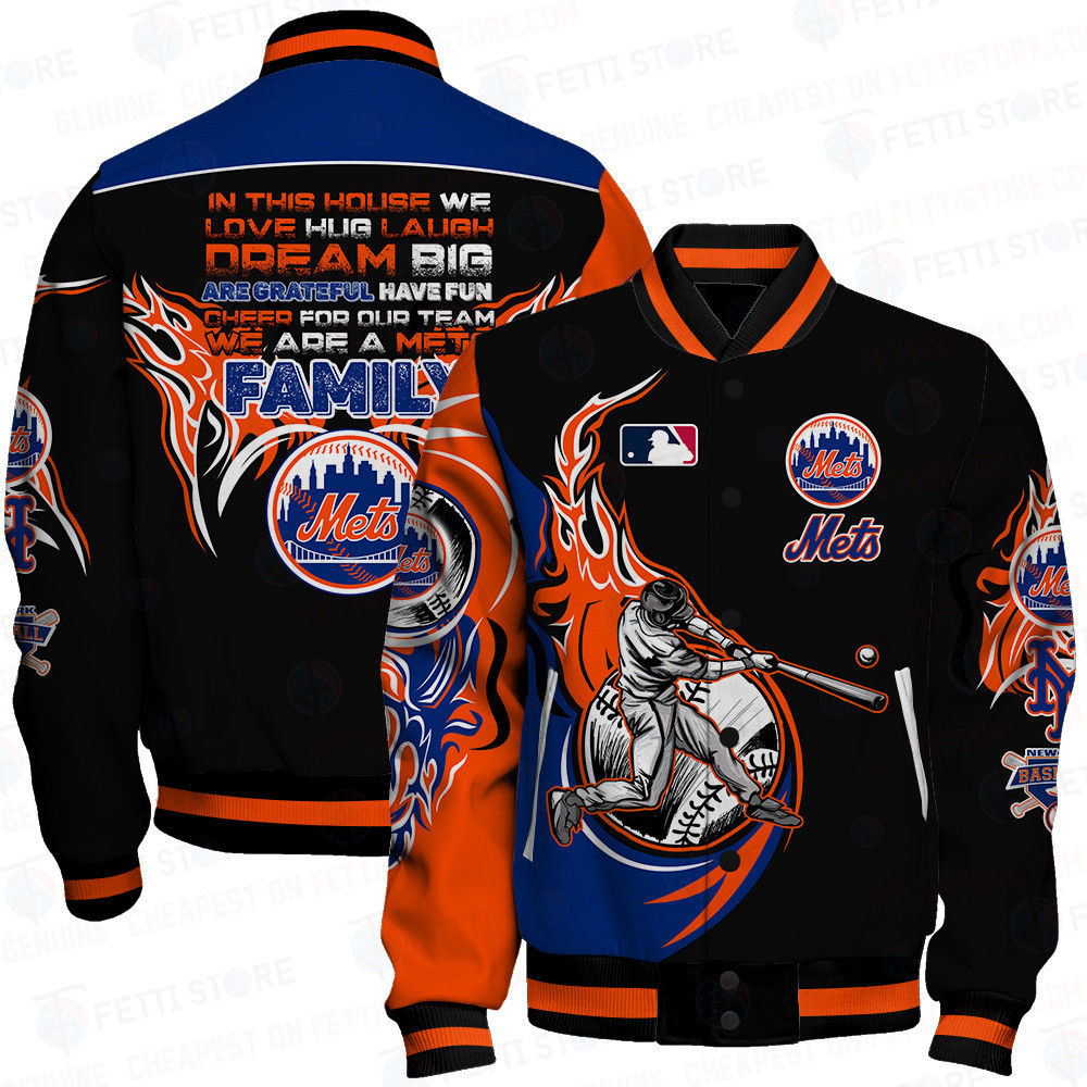 new york mets mlb baseball varsity jacket baseball jacket all over print ozzgv