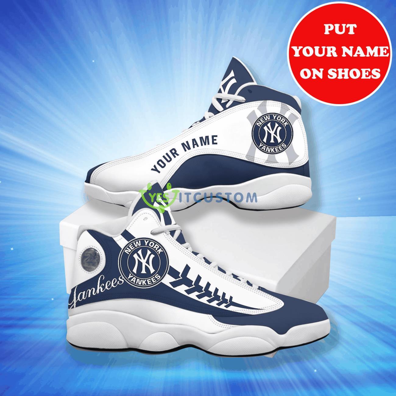 new york yankees football best custom name air jordan 13 shoes