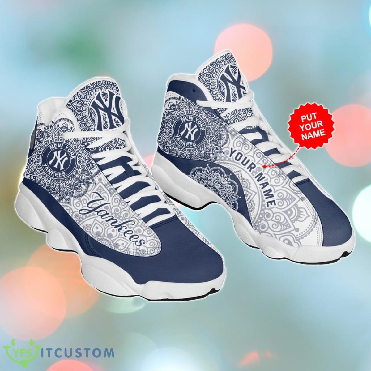 new york yankees jordan 13 sneakers custom name best gift for men and women