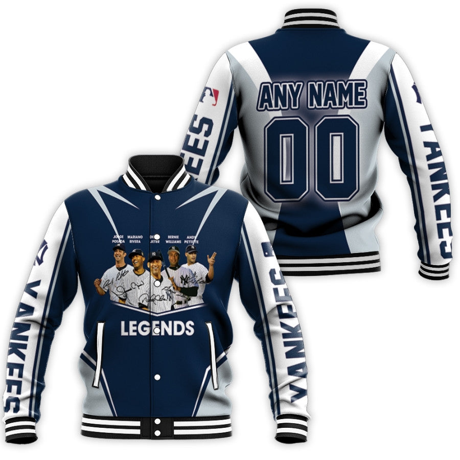 new york yankees legends team signed mlb all over print gift with personalized for yankees fans baseball jacket button up zipper hooded all over print mlb q9c8l