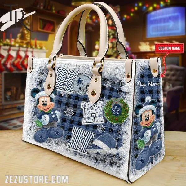 nfl dallas cowboys mickey ho ho ho hand bag 1 ppfEO 600x600 1