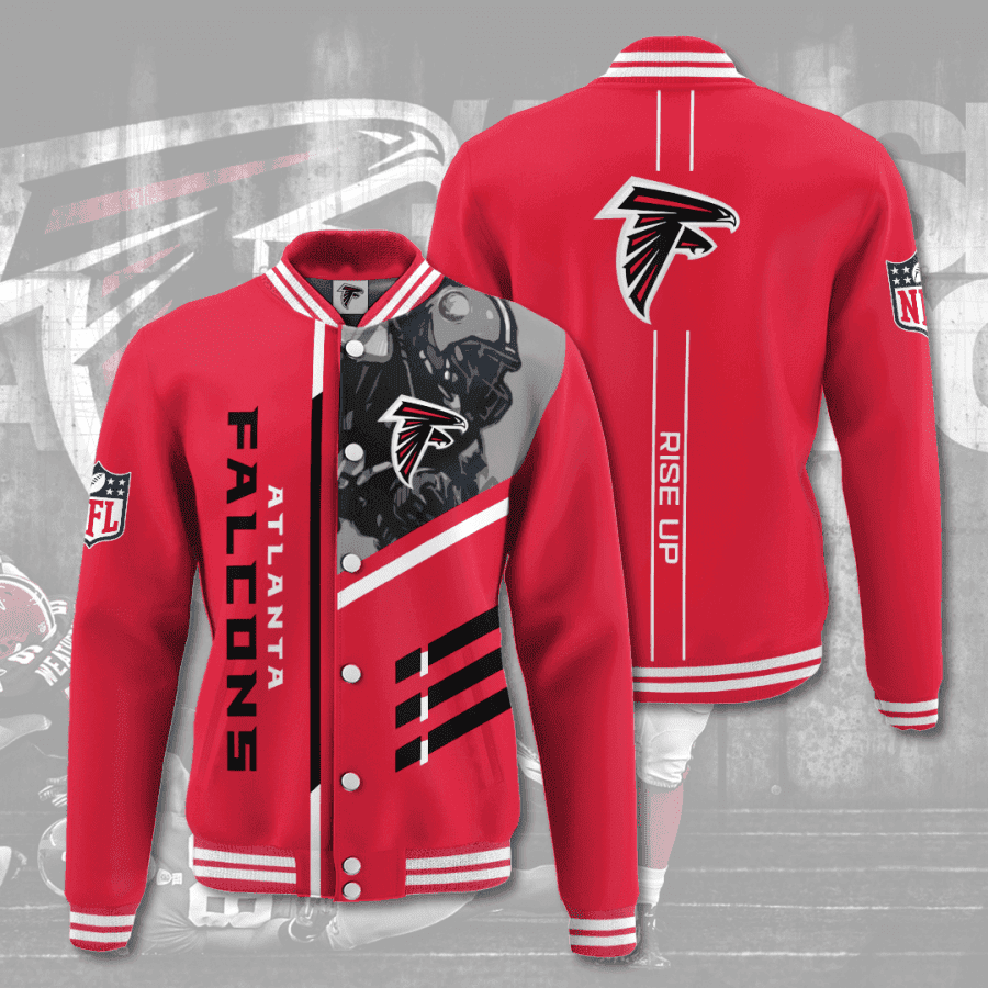 nfl league atlanta falcons 3d printed baseball varsity jacket baseball jacket all over print v1 ddb1s