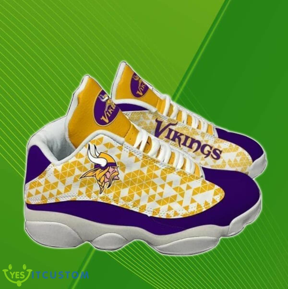 nfl minnesota vikings air jordan 13 sneakers best gift