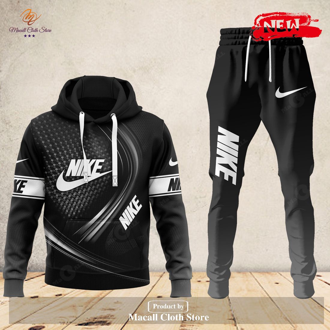 nike fashion black luxury design us nike hoodie sweatshirt 3d and pants 1 wcmoo