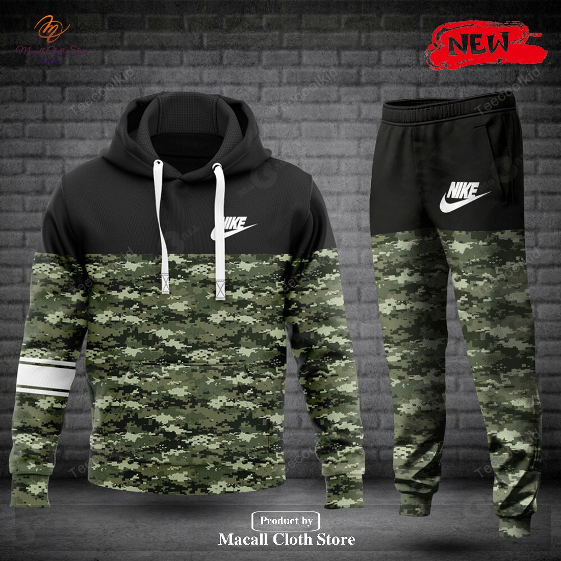 nike hunter design hot luxury fashion hoodie sweatshirt 3d and pants 1 26mA0