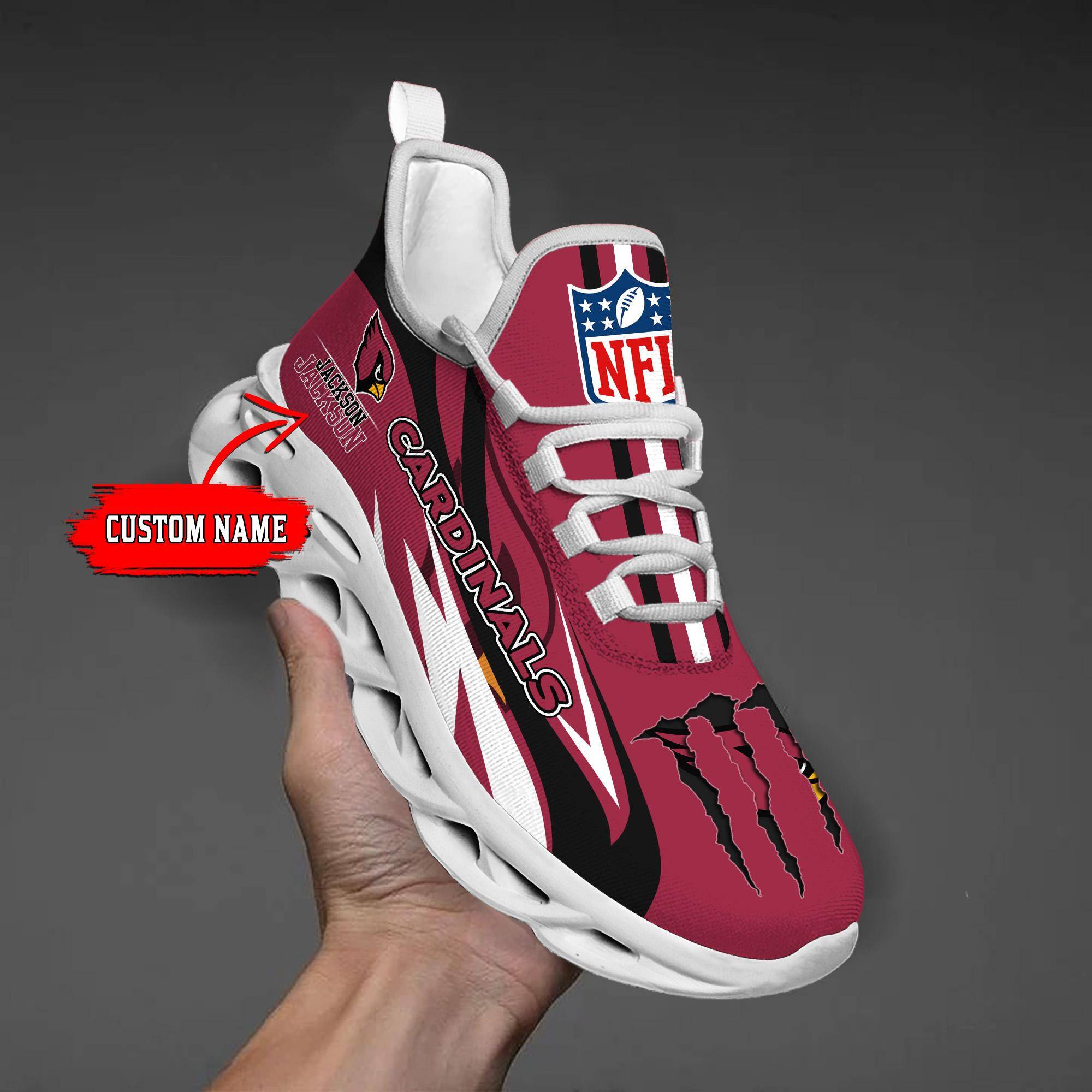 nordmerch arizona cardinals max soul shoes sneakers for men and women 2k0r6