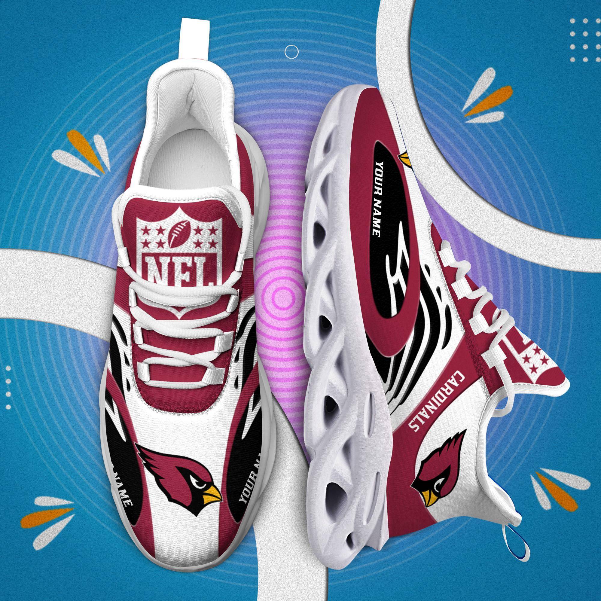 nordmerch arizona cardinals max soul shoes sneakers for men and women 42oi0