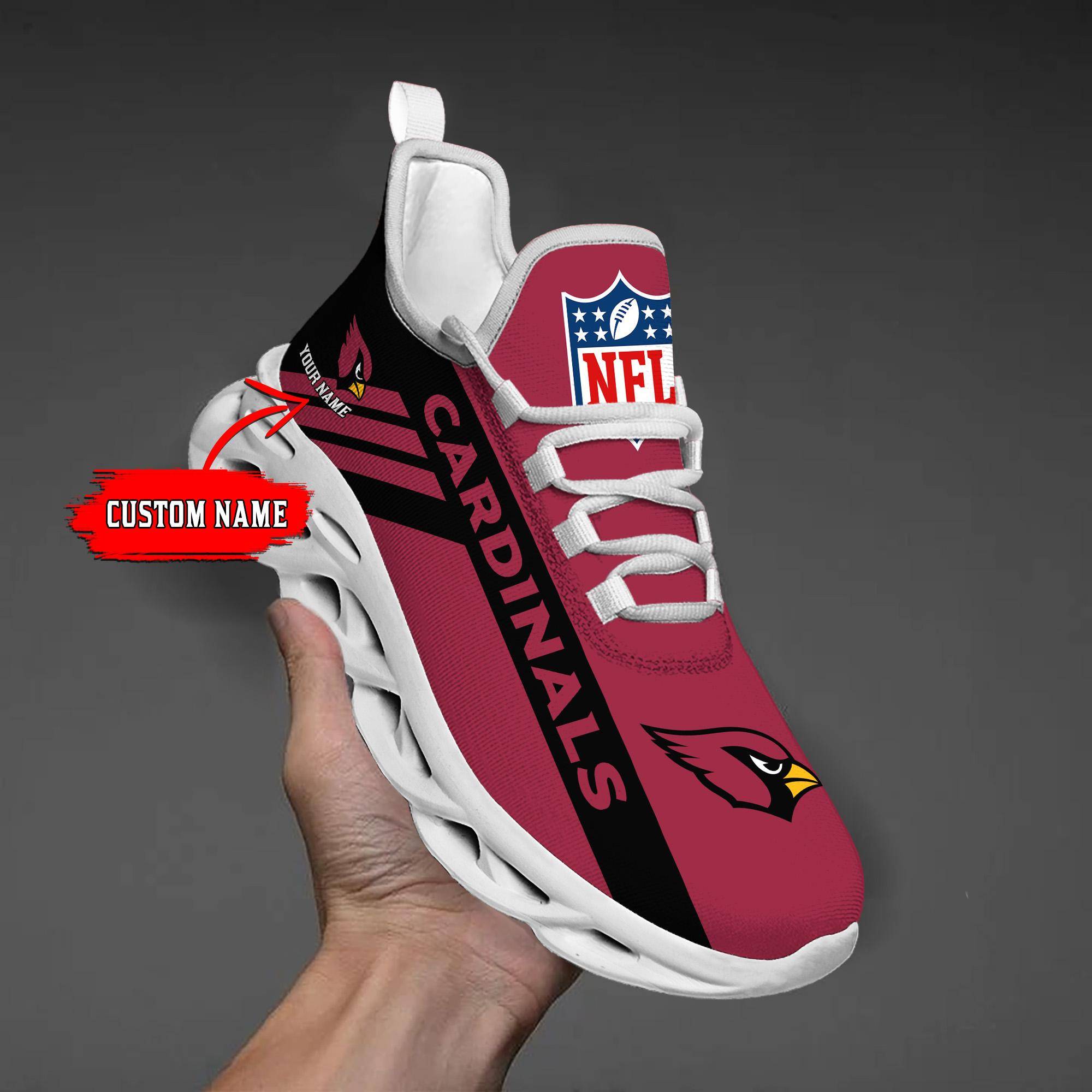 nordmerch arizona cardinals max soul shoes sneakers for men and women odvvb