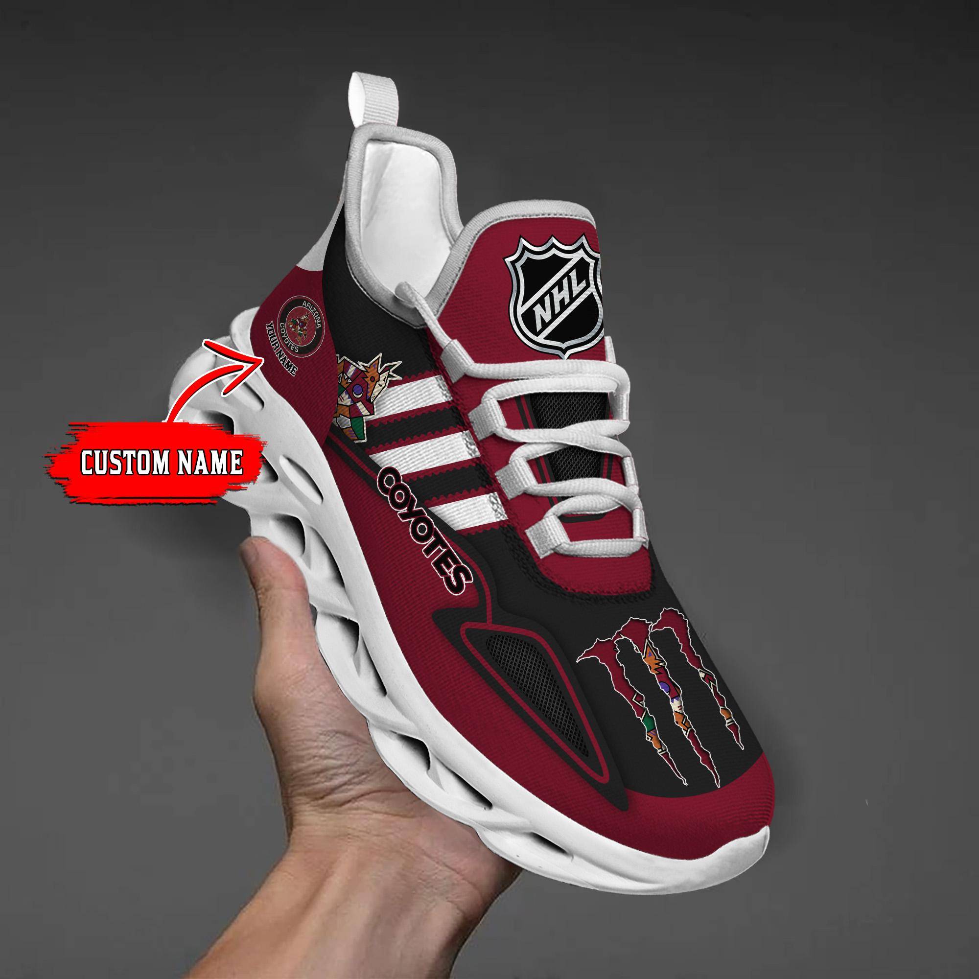 nordmerch arizona coyotes max soul shoes sneakers for men and women ez6ie