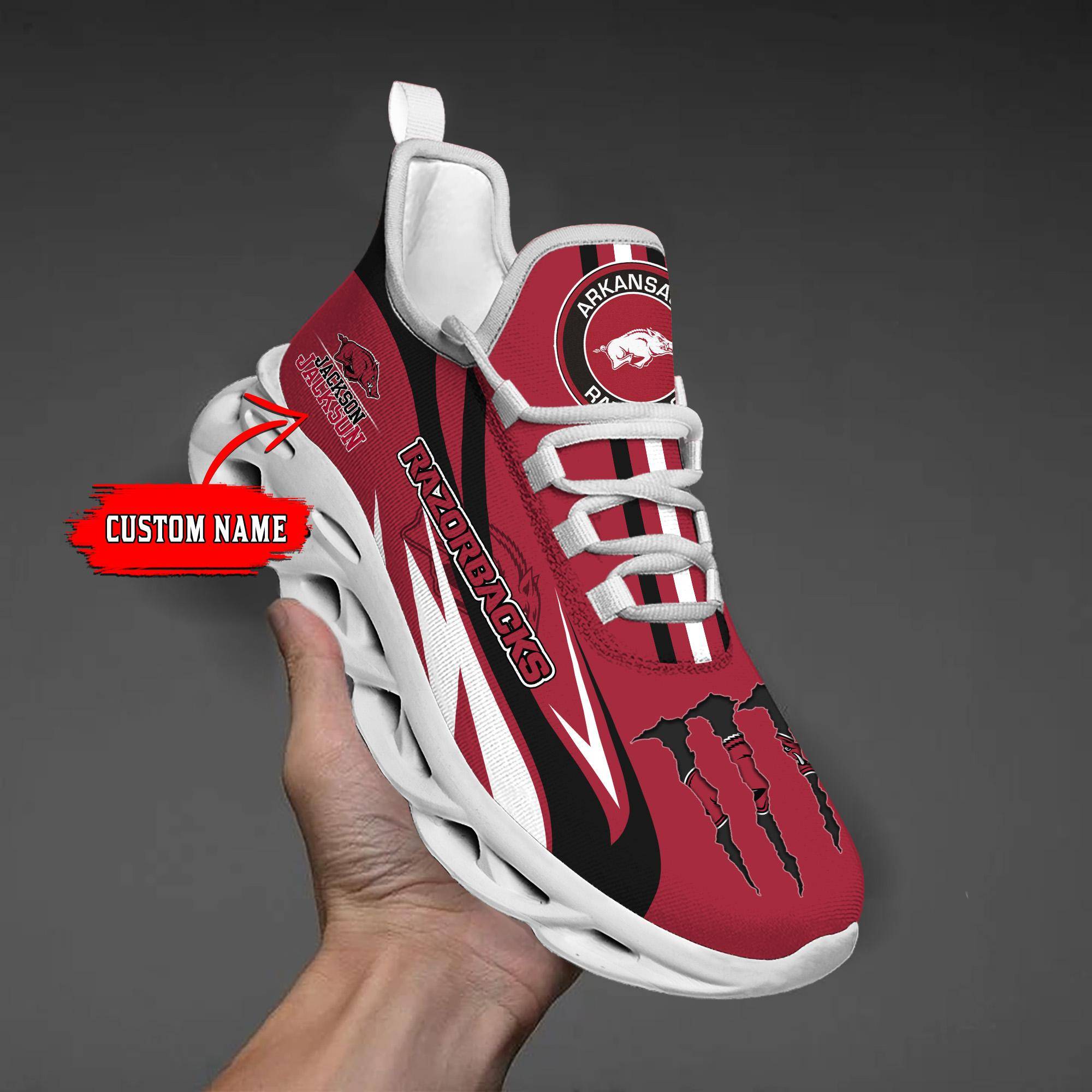 nordmerch arkansas razorbacks max soul shoes sneakers for men and women ietdt