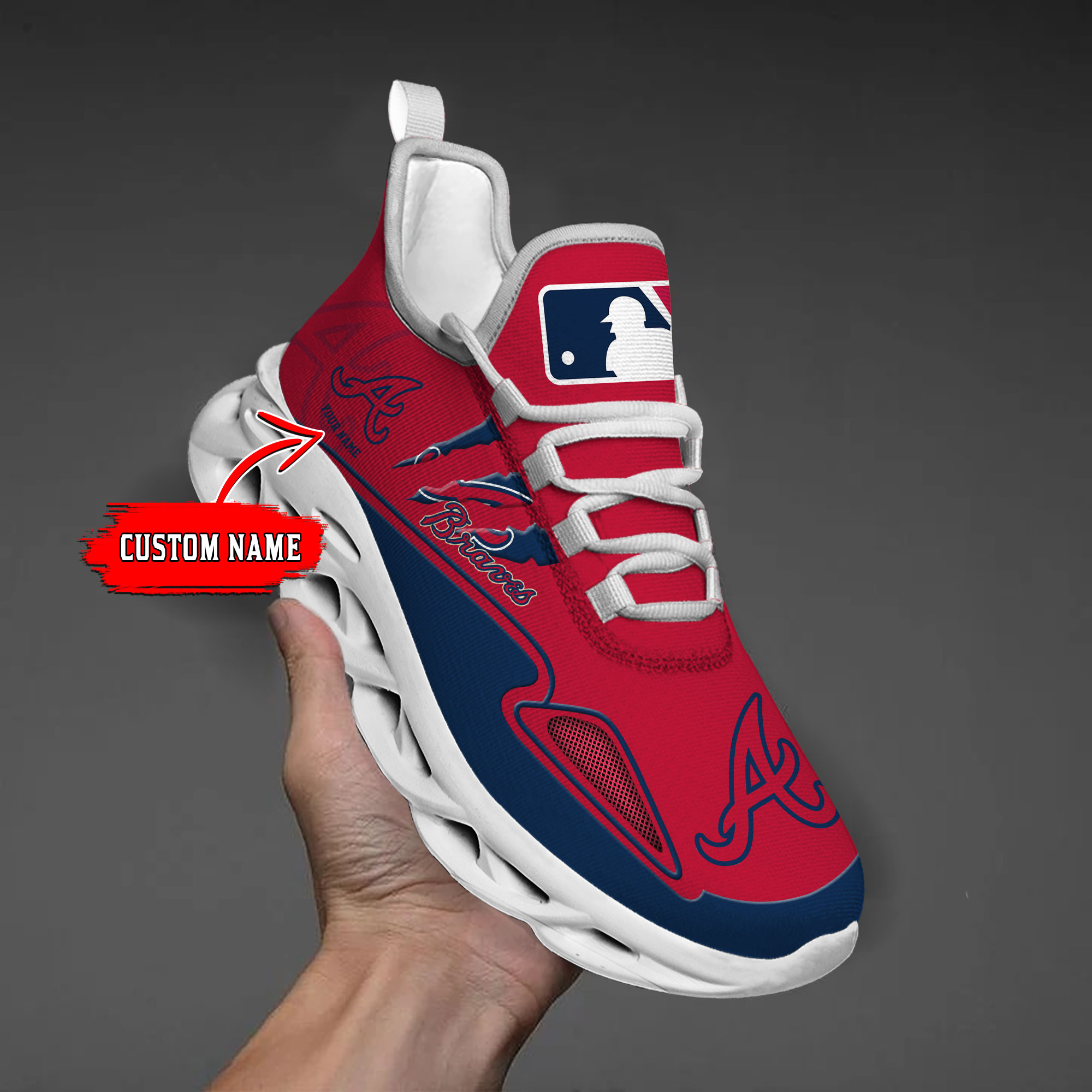 nordmerch atlanta braves max soul shoes sneakers for men and women kgndj