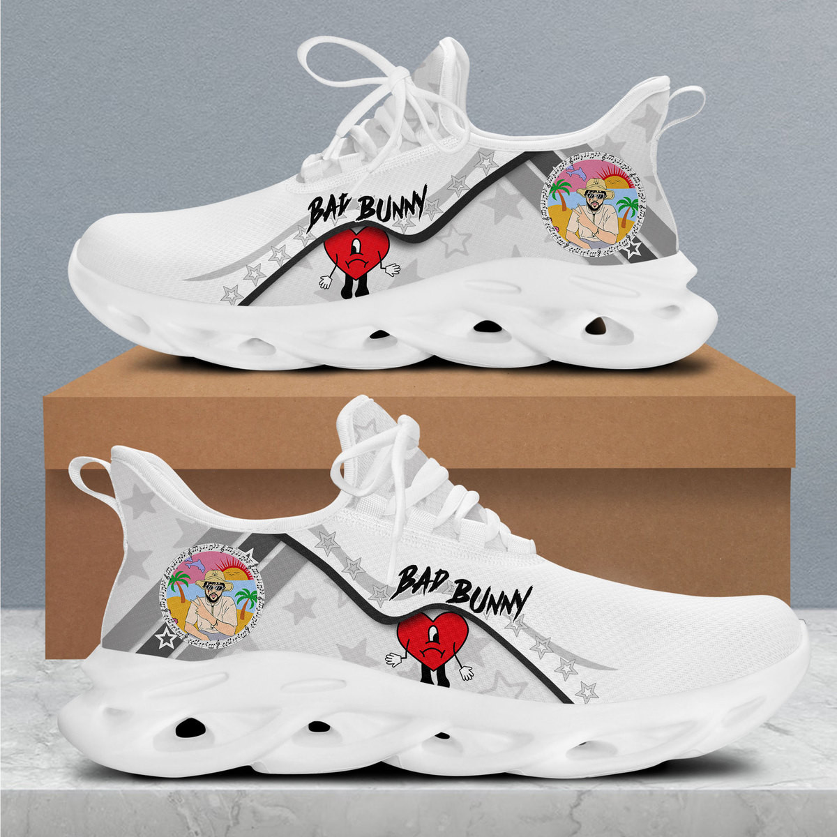 nordmerch bad bunny max soul shoes sneakers for men and women z23ga