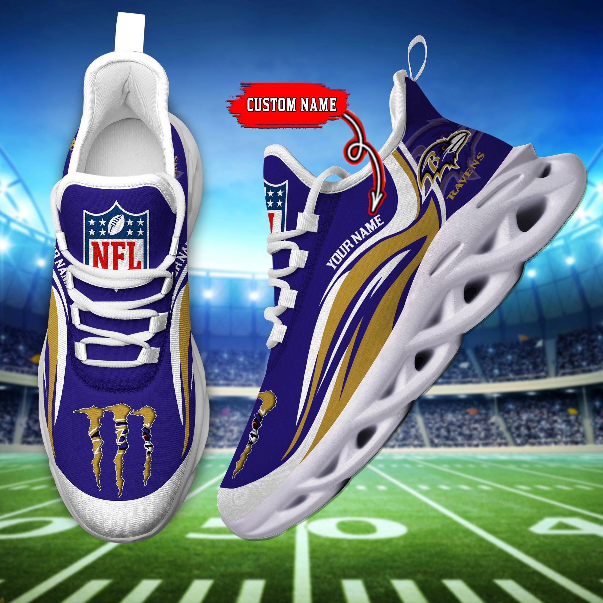 nordmerch baltimore ravens max soul shoes sneakers for men and women 7aayt