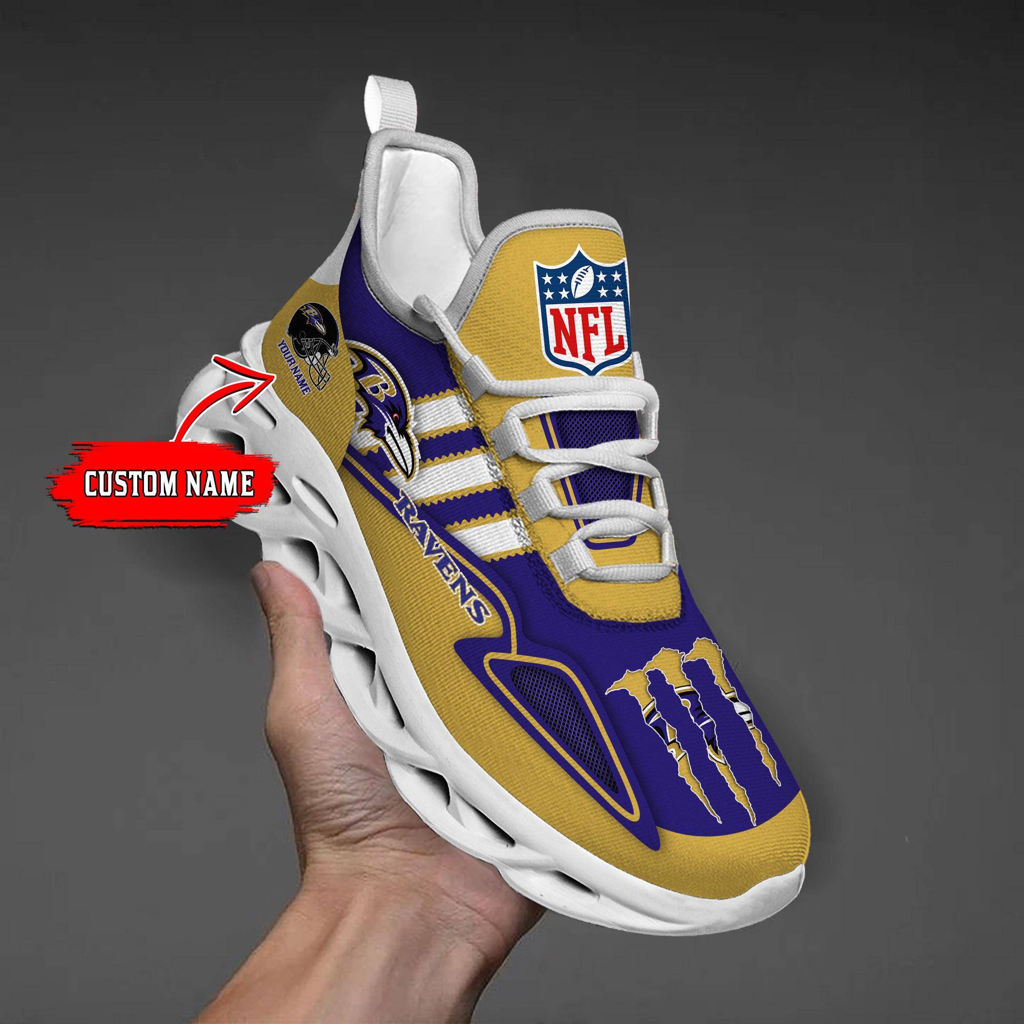 nordmerch baltimore ravens max soul shoes sneakers for men and women gmsoc