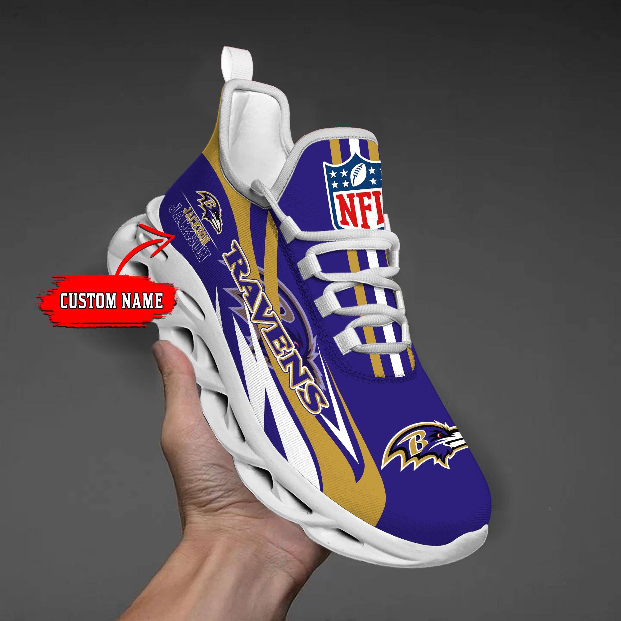 nordmerch baltimore ravens max soul shoes sneakers for men and women lttgy