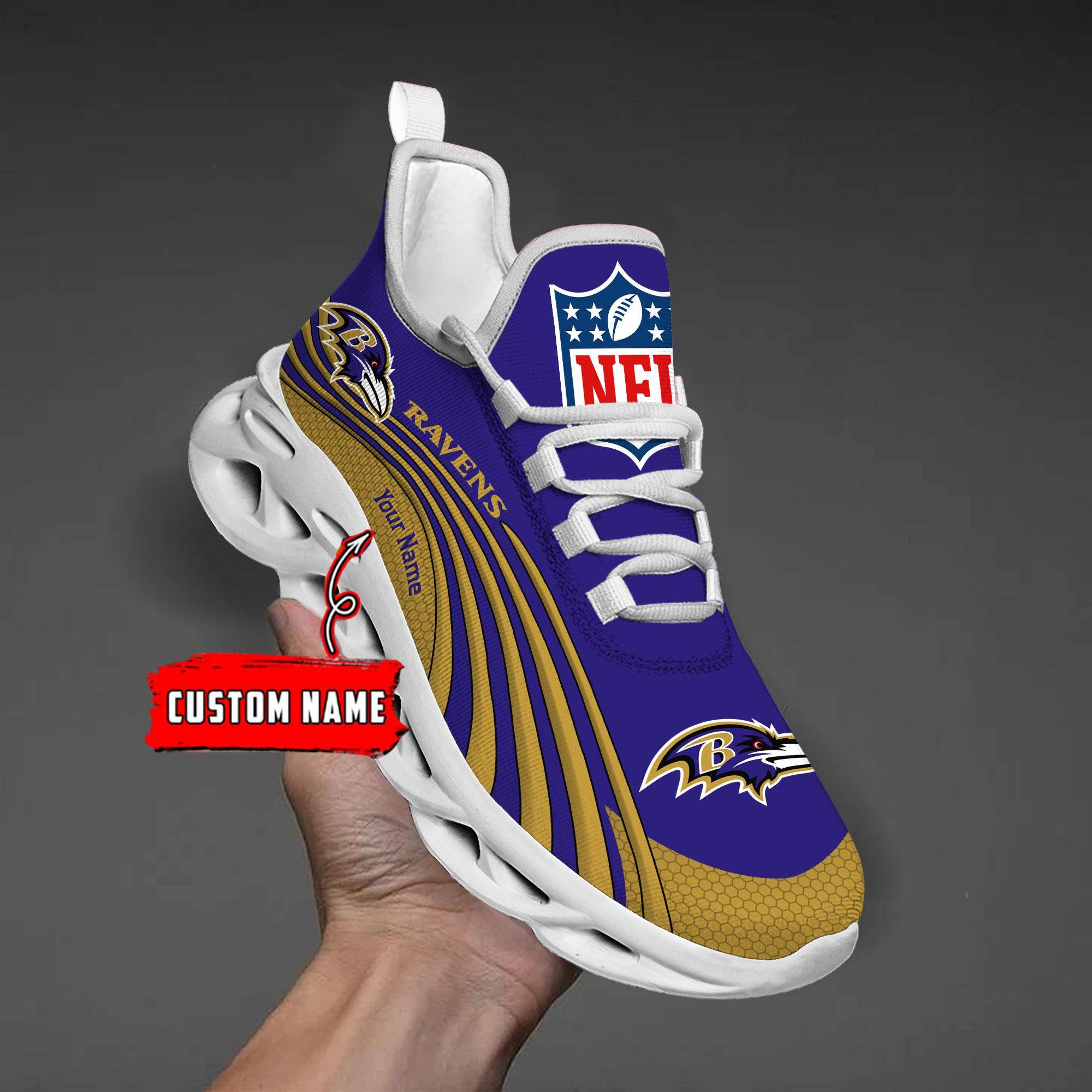 nordmerch baltimore ravens max soul shoes sneakers for men and women wqoil