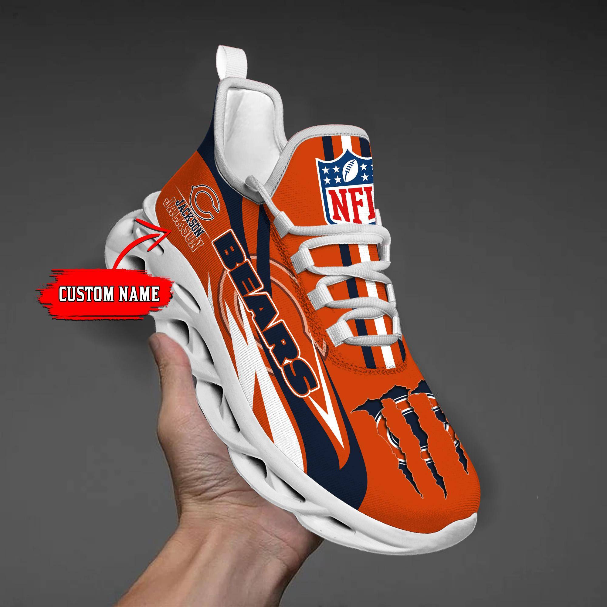 nordmerch chicago bears max soul shoes sneakers for men and women 4ap4g