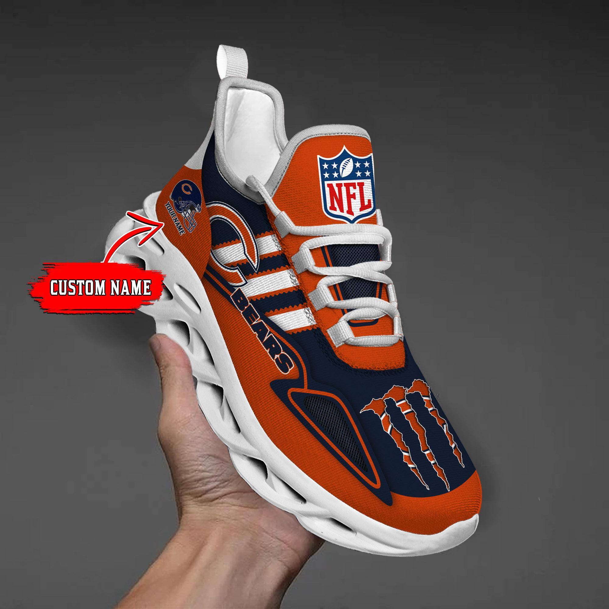 nordmerch chicago bears max soul shoes sneakers for men and women cwih6