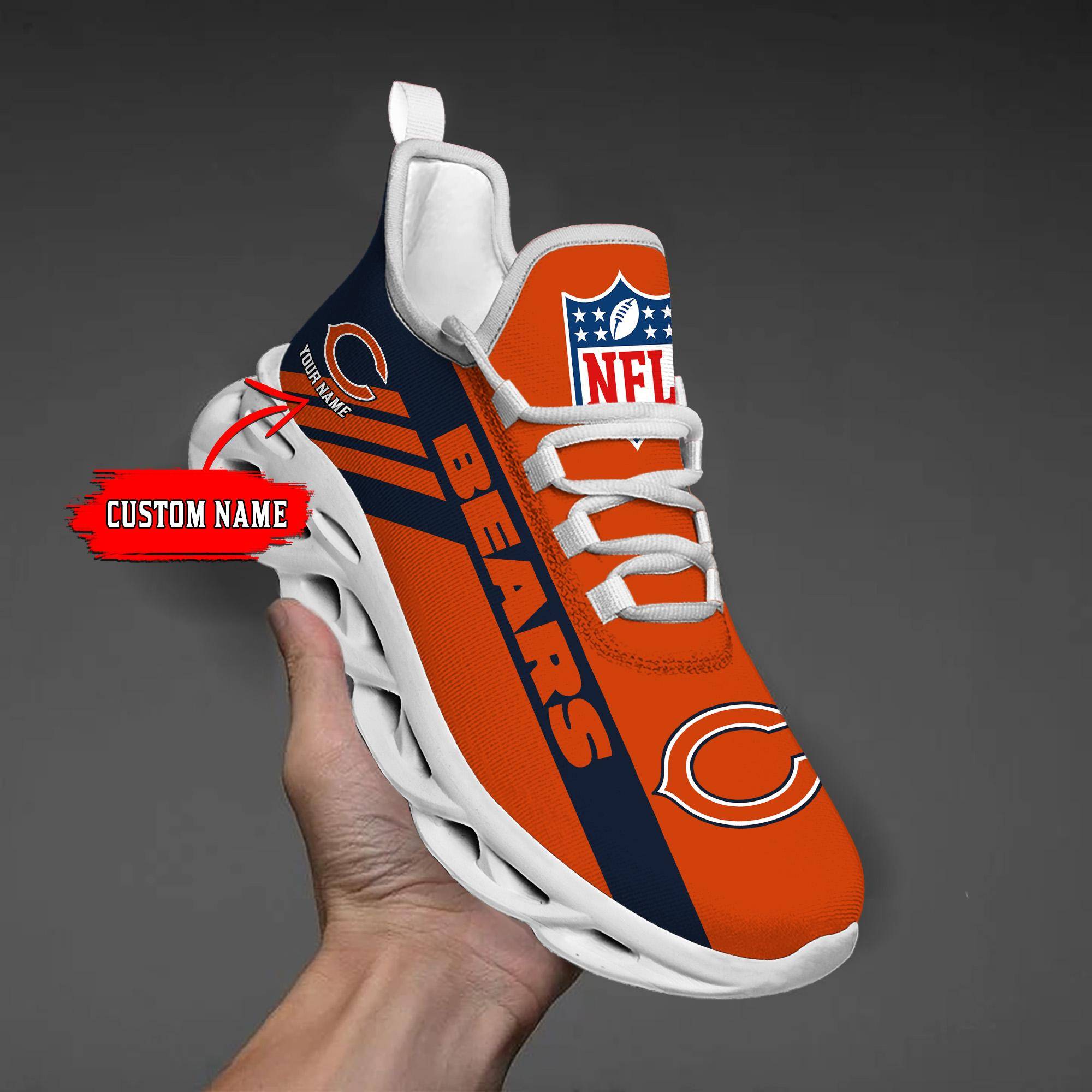 nordmerch chicago bears max soul shoes sneakers for men and women sihjn