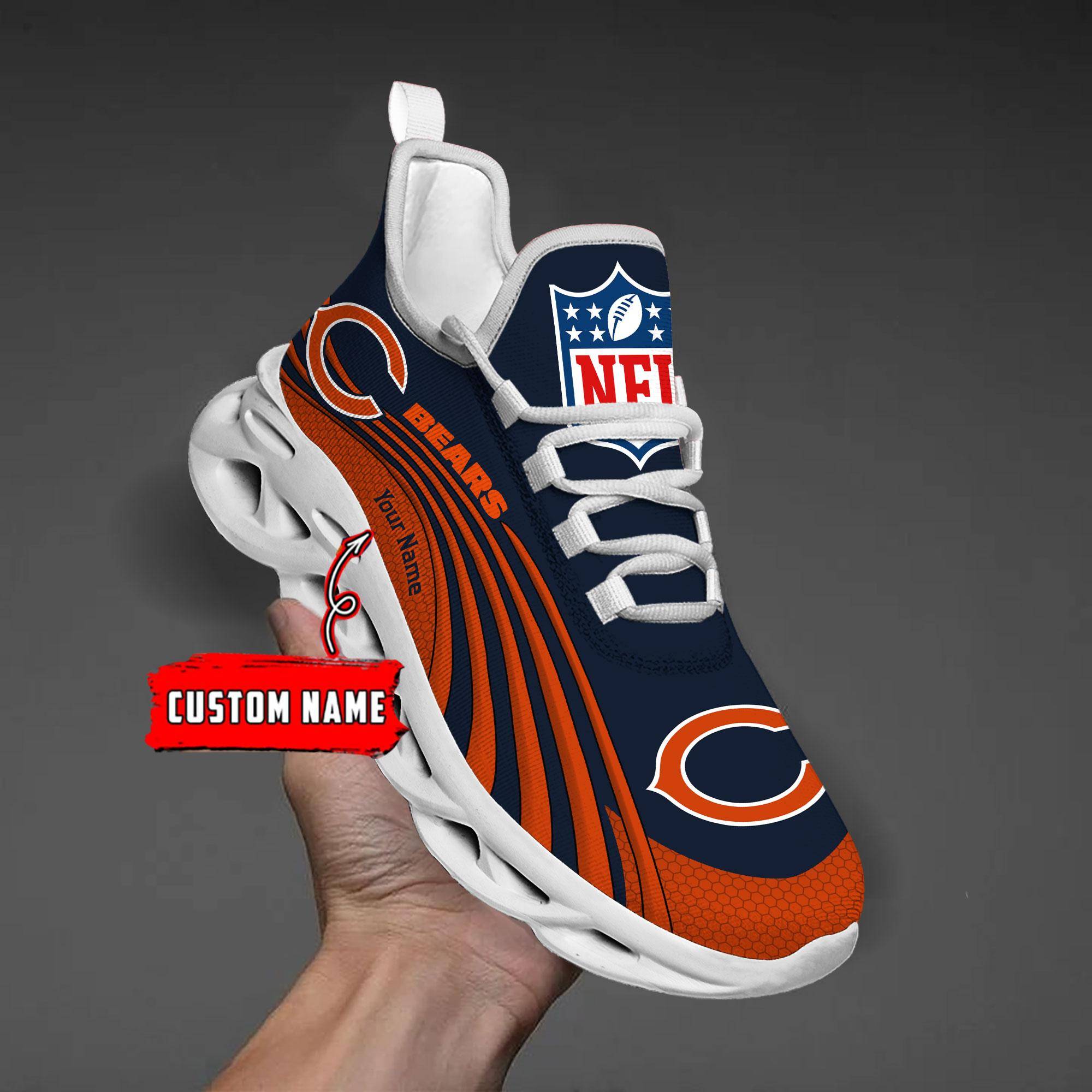 nordmerch chicago bears max soul shoes sneakers for men and women zxqgi