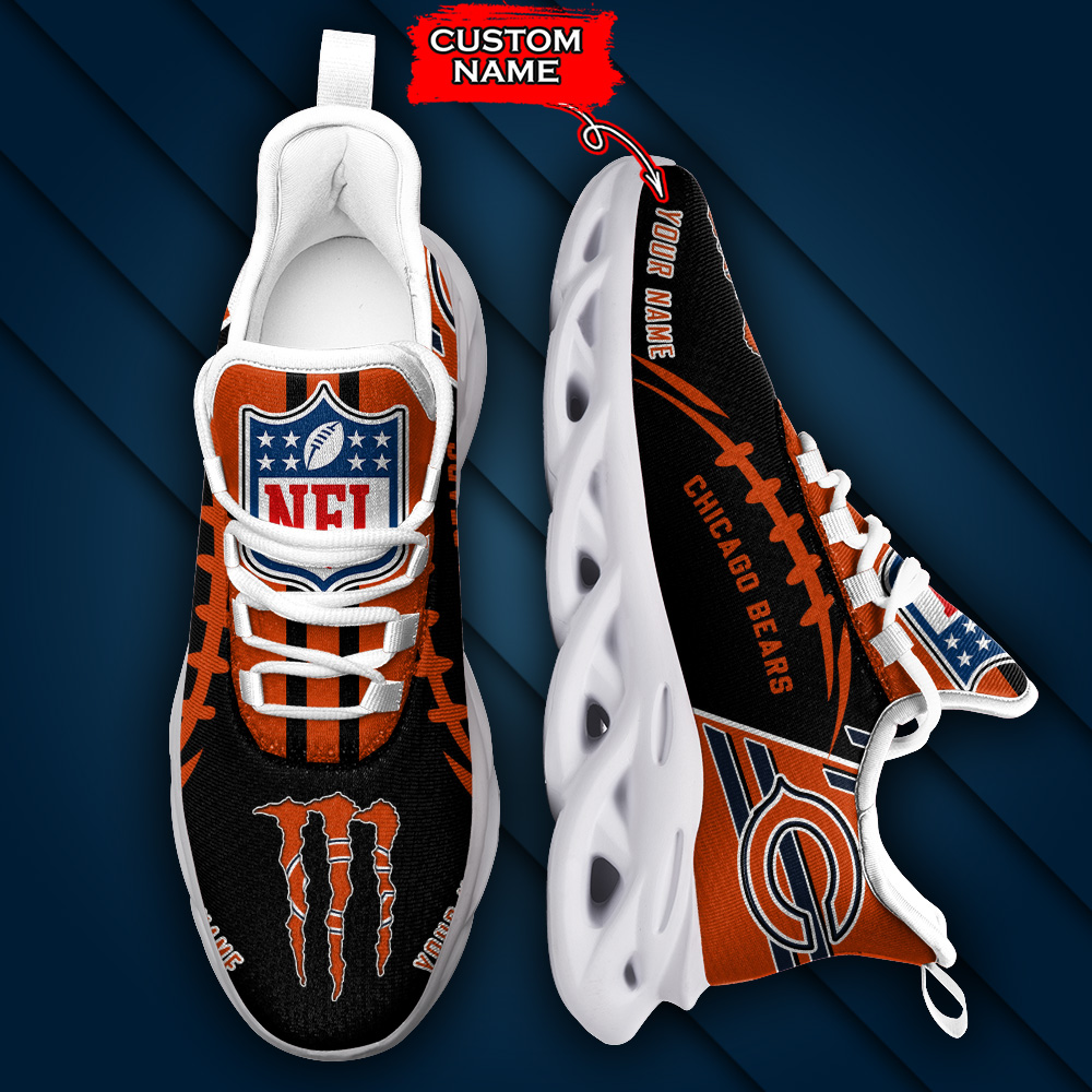 nordmerch chicago bears nfl max soul shoes sneakers for men and women o0qct