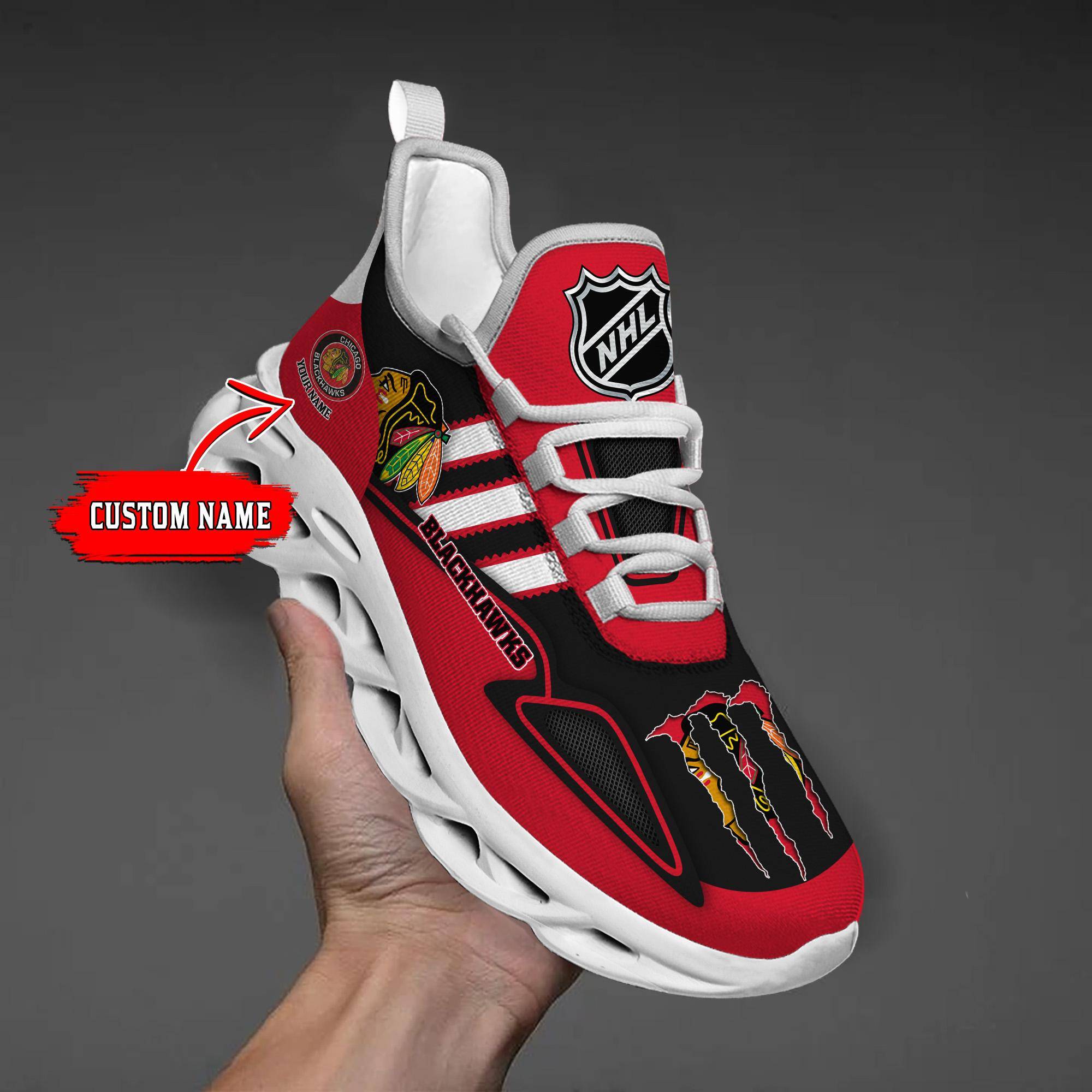 nordmerch chicago blackhawks max soul shoes sneakers for men and women teb8y